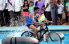 City lads amazing feat: A Bicycle that rides smooth even in water!